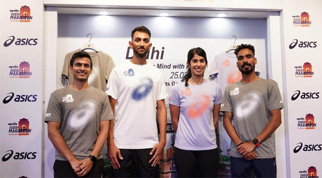 Asics launches exclusive with its star athletes
Apollo Tires New Delhi Marathon Merchandise