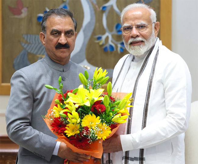 CM Sukhu requested the Prime Minister for generous financial assistance