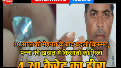 10 साल की मेहनत के बाद बदली किस्मत, पन्ना की खदान में किसानों को मिला 4.70 कैरेट का हीरा